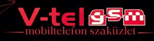 V-tel GSM mobiltelefon-szaküzlet logó